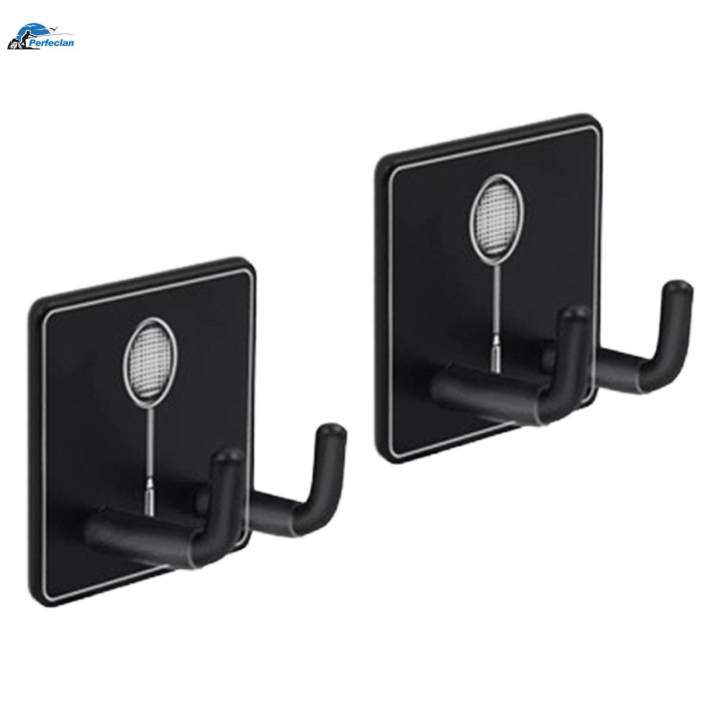 2x%20Wall%20Mounted%20Racket%20Rack%20Portable%20Wall%20Hook%20Metal%20Badminton%20Racket%20Hook%20-%20Image%205