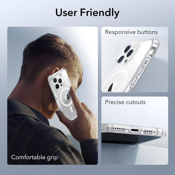 ESR%20for%20iPhone%2014%20Pro%20Max%20Case,%20Compatible%20with%20MagSafe,%20Shockproof%20Grade%20Protection,%20Air-Guard%20Corners,%20Magnetic%20Phone%20Case%20for%20iPhone%2014%20Pro%20Max,%20Air%20Armor%20(HaloLock),%20Clear%20-%20Image%207