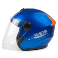 STM Half face Best Quality helmet for Man & Women- red/black.