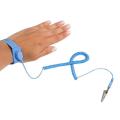 Anti Static ESD Wrist Strap Discharge Grounding ESD Mat Flexible Coiled Cables Prevent Static Shock Adjustable Antistatic Wrist Strap For Electronics Repair Work Tool - Multi Plug.