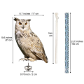 Acrylic bird repeller simulation owl reflective bird repeller. 