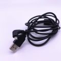 USB Male Plug To Wire 8 Pin Left Angled 90 Degree Plug Camera Data Cable for Nikon CoolPix 7600/7900/8400/8800 D-Series D5000/S9. 