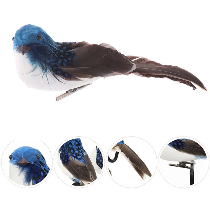 2%20Pcs%20Artificial%20Feather%20Bird%20Garden%20Statues%20Floral%20Decoration%20Bird%20Foam%20Feather%20Products%20Sparrow%20-%20Image%206