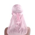 Men's Silky Durags Bandanas Turban Hat Wigs Women Satin Durag Biker Headwear Headband Extra Long Tail Straps Hair Accessories. 