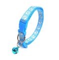 Cat Dog Collar Bell Dot Print Delicate Safety Casual Nylon Dog Collar Neck Strap Fashion Adjustable Camo Bell Pet Dog Collar 1pcs. 