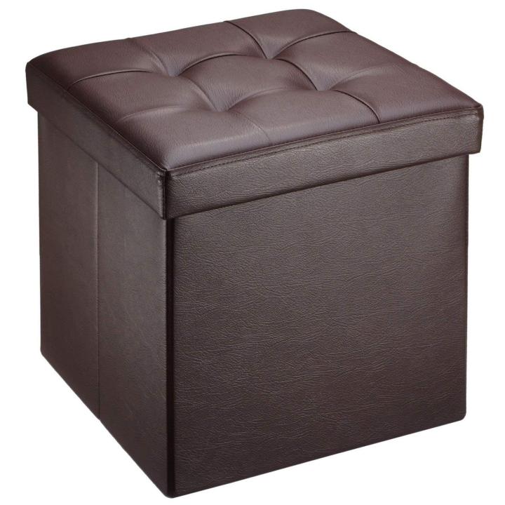 Square%20Shape%20PU%20Leather%20Rest%20Stool%2014"14"14"%20Brown%20-%20Image%203