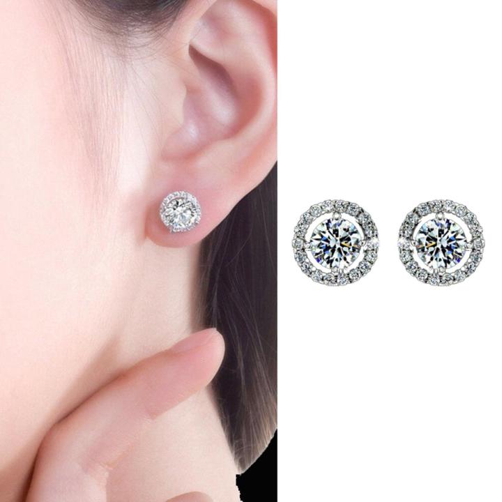 Delicate Stud Earrings for Women Crystal Earrings for Women Girl Fashion Accessories