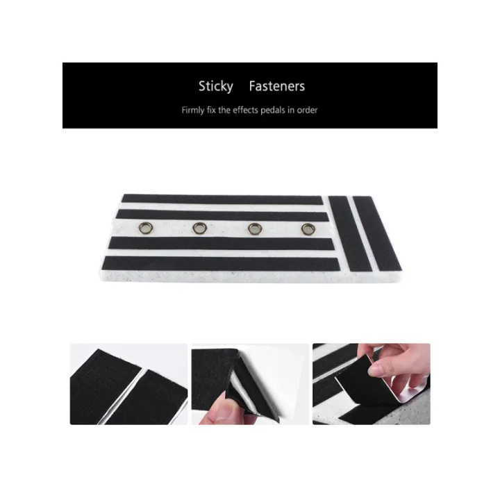 Rockhouse%20RPB-1BK%20Guitar%20Effect%20Pedal%20Board%20PE%20Plastic%20Guitar%20Pedalboard%20Case%20With%20Velcro%20Can%20Hide%20Power%20Guitar%20Accessories%20-%20Image%203