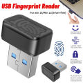 USB Fingerprint Reader Module For Windows 10 11 Hello,Biometric Security Key Dongle Fingerprints Scanner For Computer Laptop. 
