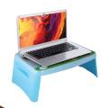 Baby kids FOLDING Plasticd Desk table Laptop Desk Bed Desk Reading Notebook Desk Table for Study For Baby Kids And Student Table (Folding Plastic Table) (Multi Colour).