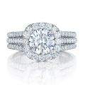 Fashion Cubic Zirconia Elegant Bridal Wedding Ring Luxury Square Shape Engagement Ring for Women Party Birthday Jewelry.
