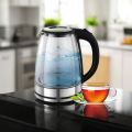 1.8L Smart Electric Glass Kettle – Durable Tea Maker with 1850-2200W Power, Modern Design, 220V, 50Hz, Multiple Color Options, Fast Boiling, Perfect for Home Use with Tea, Coffee, and Hot Water (1 Pc). 