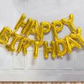 Happy Birthday Letter Foil Balloon Birthday Party Supplies, Happy Birthday Balloons. 