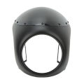 Motorcycle Headlight Fairing Headlight Fairing Cover Clear Lighting Front Universal for Round Headlights Motorbike. 