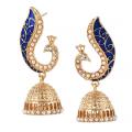 Stud Earrings Exquisite Peock Faux Pearls Dangle Earrings.