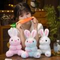 Light Up Rabbit Plush Toy Cute Colorful Light Up Plush Stuffed Animal Rabbit Doll Kawaii Bunny Peluche Christmas Gift for Kids. 