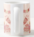 Customize Happy Birthday White Ceramic Mug With Your Photo, Name and Date of Birth. 