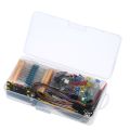 830 Breadboard Set Electronics Component Starter DIY Kit with Plastic Box Compatible with Arduino UNO R3 Component Package. 