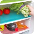 4 Pcs Refrigerator Liners Mats Washable, Refrigerator Mats Liner Waterproof Oilproof, Shinywear Fridge Liners for Shelves, Cover Pads for Freezer Glass Shelf Cupboard Cabinet Drawer (3 Colors). 