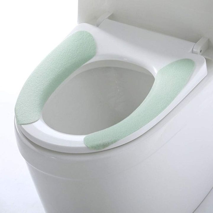 Customizable%20adhesive%20toilet%20seat%20cover%20reusable%20Solid%20color%20Sticky%20Toilet%20Mat%20Adsorption%20type%201%20pair%20-%20Image%203