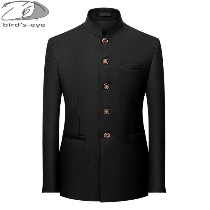 6Color%20Men's%20Solid%20Color%20Stand%20Collar%20Suit%20Chinese%20Style%20Slim%20Fit%20Blazer%20Male%20ZhongShan%20Suit%20Jacket%20Chinese%20Tunic%20Suit%20one%20Piece%20-%20Image%205