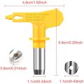 4Pcs Reversible Airless Spray Tips Airless Paint Spray Tips Sprayer Nozzle Spraying Machine Parts(215 315 417 523). 