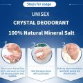 Potassium Alum Deodorant - Unscented Mineral Deodorant For Men, Women And Athletes 80 g (1 Unit).