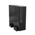 M06 Mini Desktop Case MINI-ITX PC Chassis Versatile and Efficient Industrial Control Case with Foot Stand Easy to Use. 