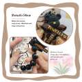 Anti-knock Waterproof Phone Case For Redmi A4 5G/14C 5G/Xiaomi Poco M7 5G Cartoon Back Cover soft case Bear bracelet.