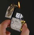 Harley Davidson Motor Cycles Your Road Emboss Soft Flame Butane Gas Lighter. 