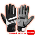 ROCKBROS Warm Bicycle Gloves Anti-static Men's Cycling Gloves Breathable USB Rapid Heating E-bike Motorcycle Gloves Man Women.