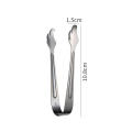 Stainless Steel Ice Cube Clip Sugar Tong Bar Ice-Cube Picker Clamp Coffee Tea Food Serving Tool BBQ Clips Kitchen Accessories.