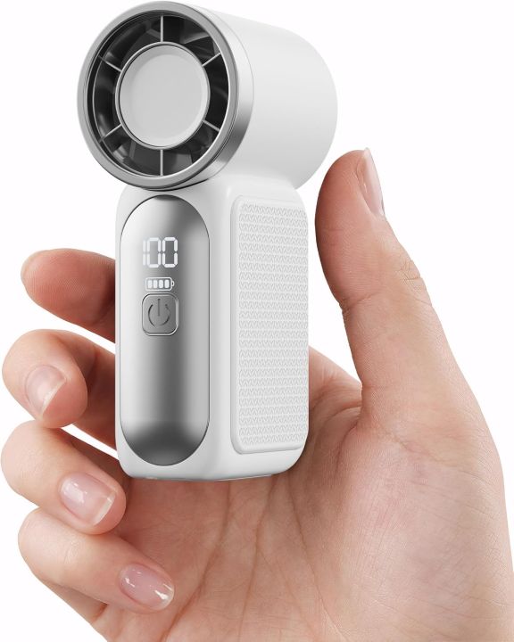 Cooling Fan X688 Mini Handheld Fan, Portable USB Rechargeable Pocket Cooling Fan(Multi-Color)