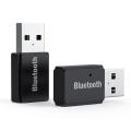 USB Bluetooth-compatible 5.0 Audio Transmitter Wireless Music Adapter for PC Computer Audio Jack Adapter Audio Frequency Plug. 