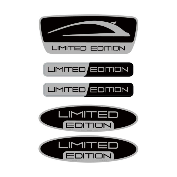 3D Epoxy Resin Sticker For Motorcycle Limited Edition Emblem Logo Decals