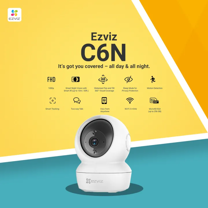 HIKVISION%20Ezviz%20H6C%2080P%20Resolution%208x%20Zoom%20360%20Degree%20Visual%20Coverage%20with%20Smart%20IR%20Wifi%202.4G%201080p%202MP%20Auto%20Motion%20Tracking%20IP%20Security%20Camera%20-%20Image%208