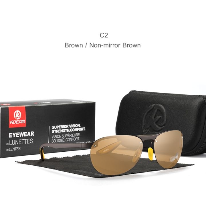 KDEAM%20Rimless%20Oval%20Men's%20Sunglasses%20Polarized%20TR90%20Material%20Frame%20TAC%20Polarization%20Lense%20Soft%20Rubber%20Foot%20Cover%20-%20Image%206