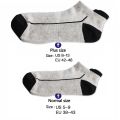 5 Pairs organic cotton men socks thin knit mesh ankle socks summer fitness breathable quick dry short sock for cycling Plus size.