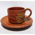 matir tea cup 1 set, Soil Tea Cup ( Cup and Piris).