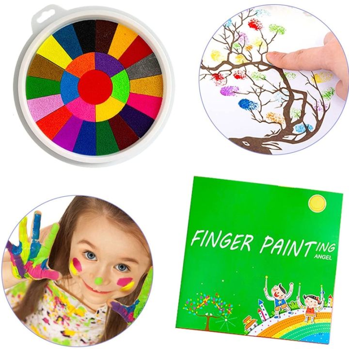 Q9QB%20Creative%20Finger%20Painting%20Kit%20with%20Painting%20Book,%20Non%20Toxic%20Washable%20Finger%20Paint%20Children's%20Paints%20Supplies%20for%20Toddlers%20-%20Image%205