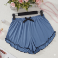 Women Smooth Silk Regular Fit Short Pants.