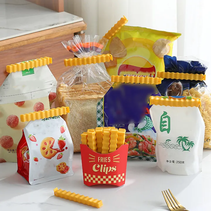 12Pcs/Set%20Moisture-proof%20Fridge%20Fun%20Snacks%20Bag%20Clips%20Simulation%20French%20Fries%20Sealing%20Clip%20Refrigerator%20Sticker%20-%20Image%202