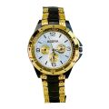 Stainless Steel ROSZ Full Golden Analog Watch For Men & Boys. 