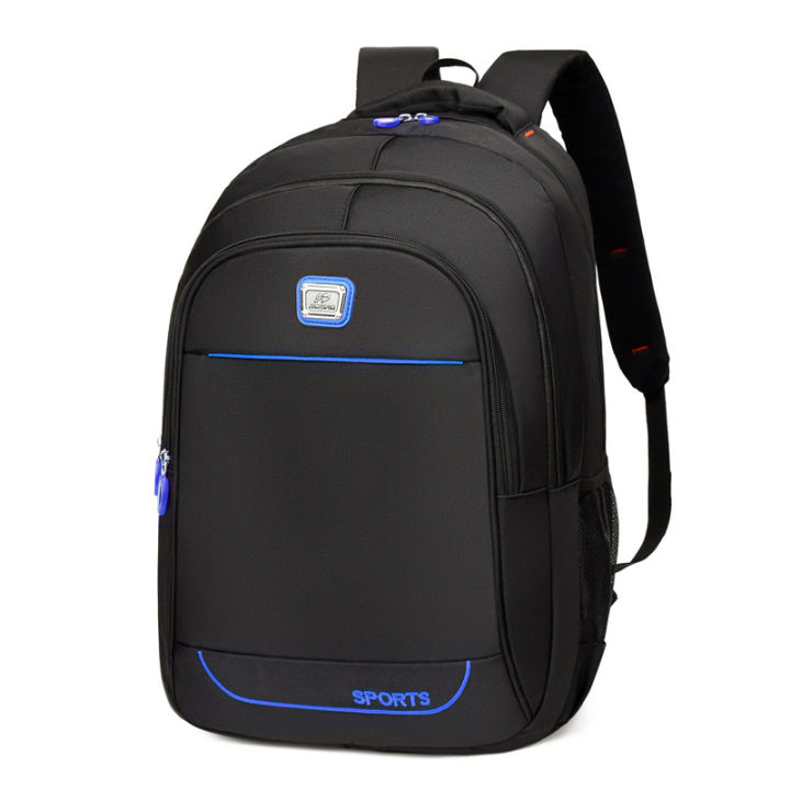 Middle, high school, college students, lightweight and lightweight school bag, men's backpack, new high-capacity business travel computer backpack