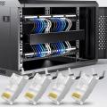 CAT6 CAT7 CAT5 RJ45 Shielded Connectors Pass Through Modular Plug Network UTP 50μ Gold-Plated 8P8C Crimp End for Ethernet Cable. 