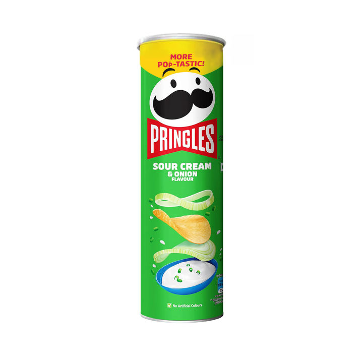 Pringles Sour Cream & Onion Potato Chips 134gm