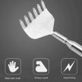 Anti Khujli Chulkani Telescopic Metal Back Scratcher Massage Stainless Steel Extendable Telescopic Back Scratcher, Pocket Size Itching Hand Stick (Till 20 Inches) Pack of 1.
