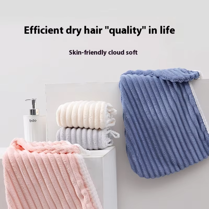 Women's%20Thickened%20Coral%20Fleece%20Hair%20Drying%20Towel%20Quick-Dry%20Turban%20Wipe%20Cap%20for%20Home%20or%20Travel%20-%20Image%205