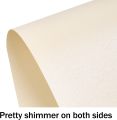 10 Sheets Cream Metallic Shimmer Cardstock Paper,A4 Size Sheets for Halloween, Invitations, Scrapbooking, Crafts, Graduations. 