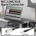 XTUGA M-22D Audio Interface Professional Sound Card. 